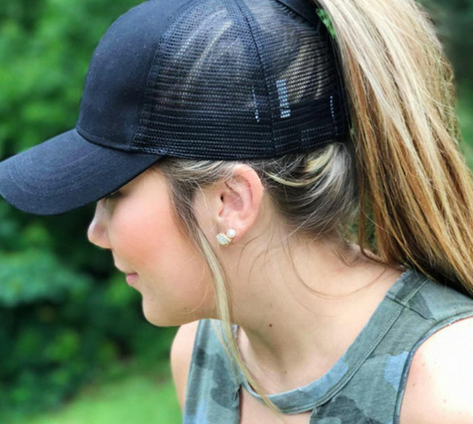 Ponytail Baseball Cap – Perfect Gift for Women | Stylish High Ponytail Hat