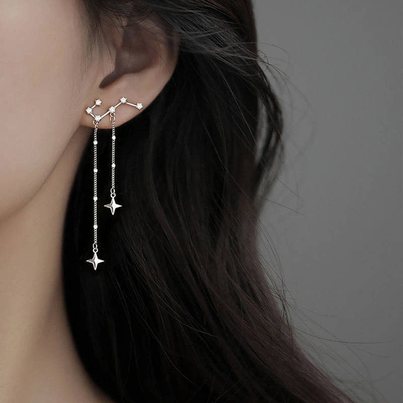 Glamorous Long Shiny Earrings, Perfect Birthday Gift for Women