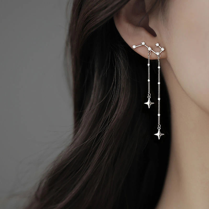 Glamorous Long Shiny Earrings, Perfect Birthday Gift for Women